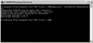 Command Line POP Client screenshot